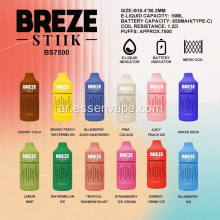 الأصلي القابل للتصرف Vape Breze 7500 Puffs جيدة vape